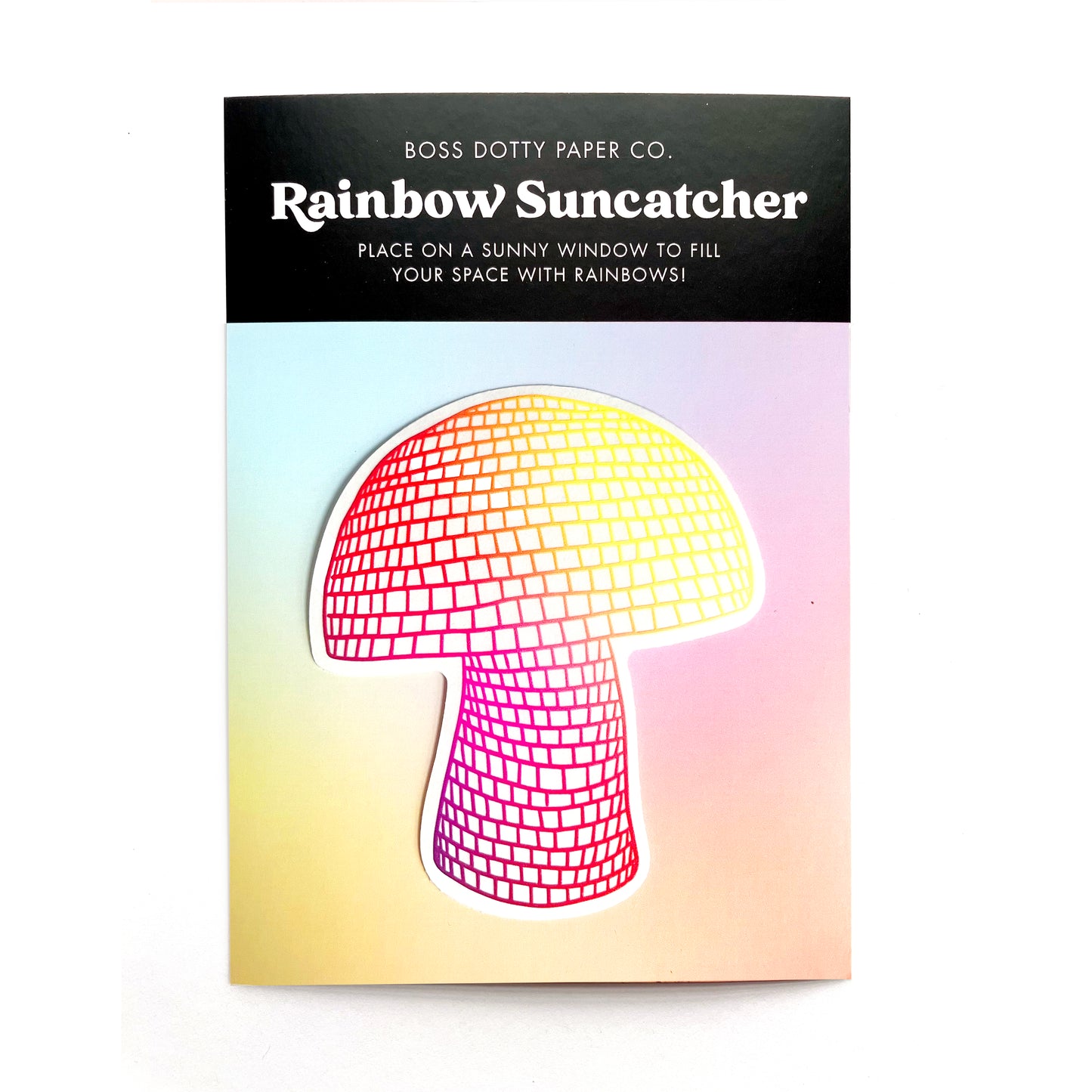 Disco Mushroom Suncatcher