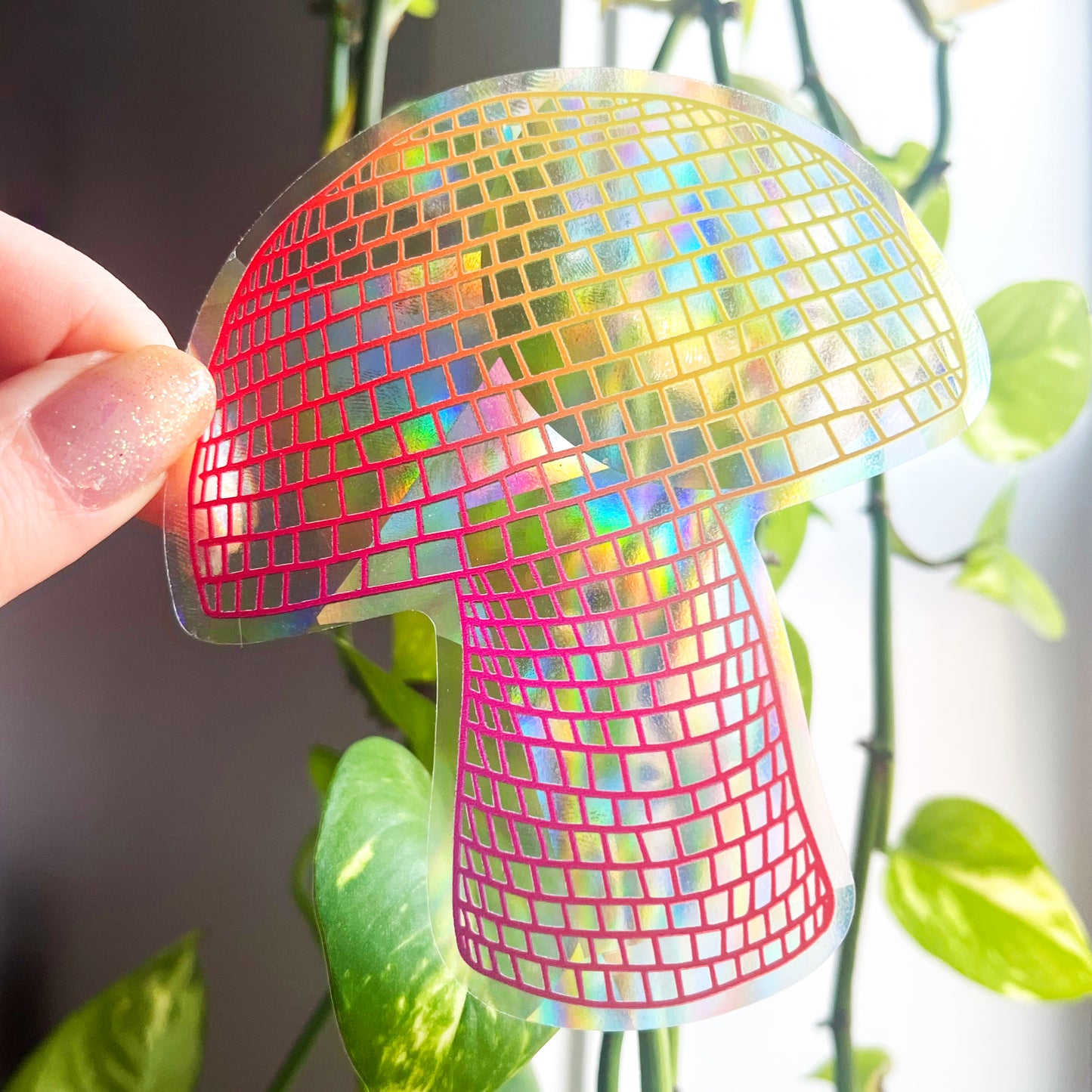Disco Mushroom Suncatcher