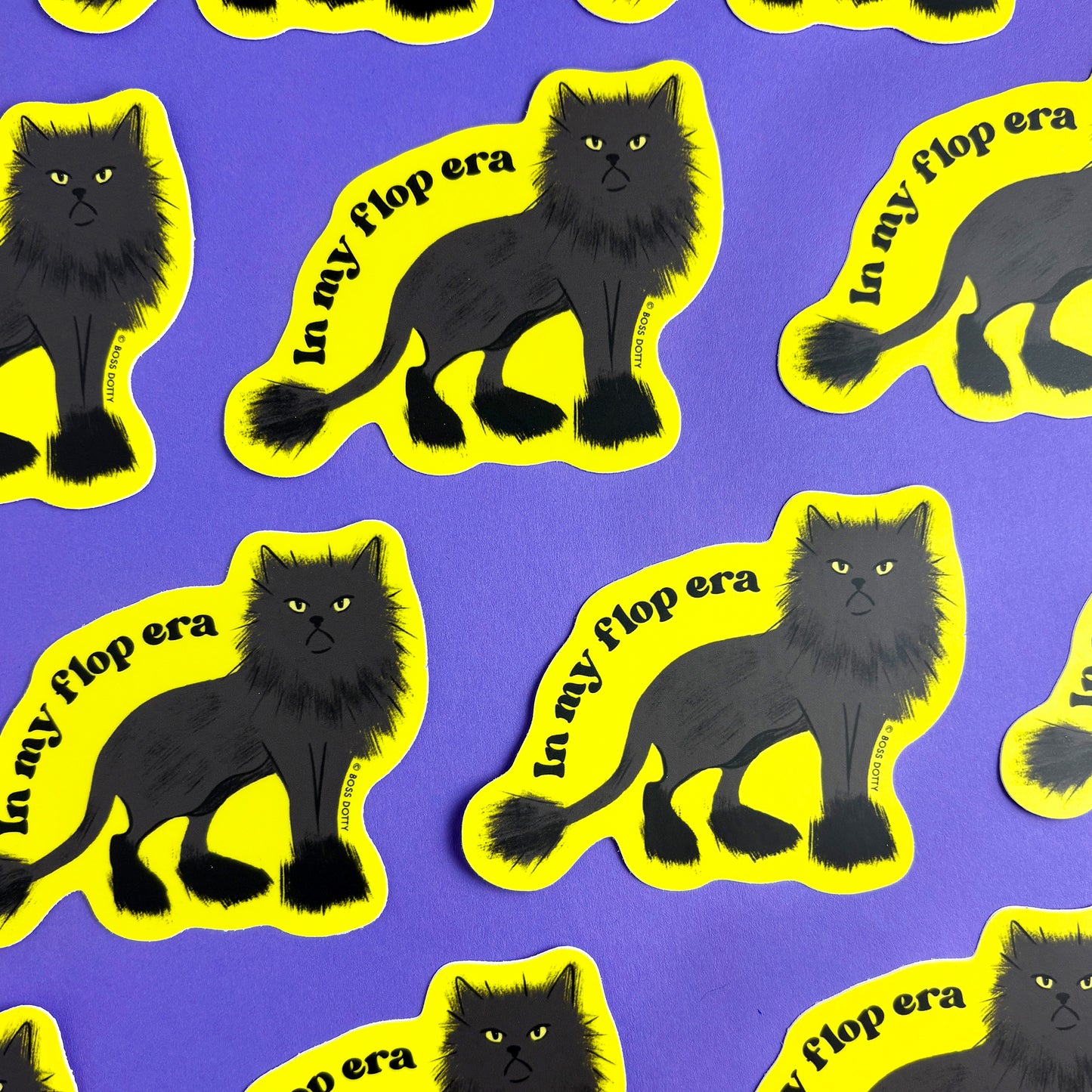 Flop Era Cat Sticker