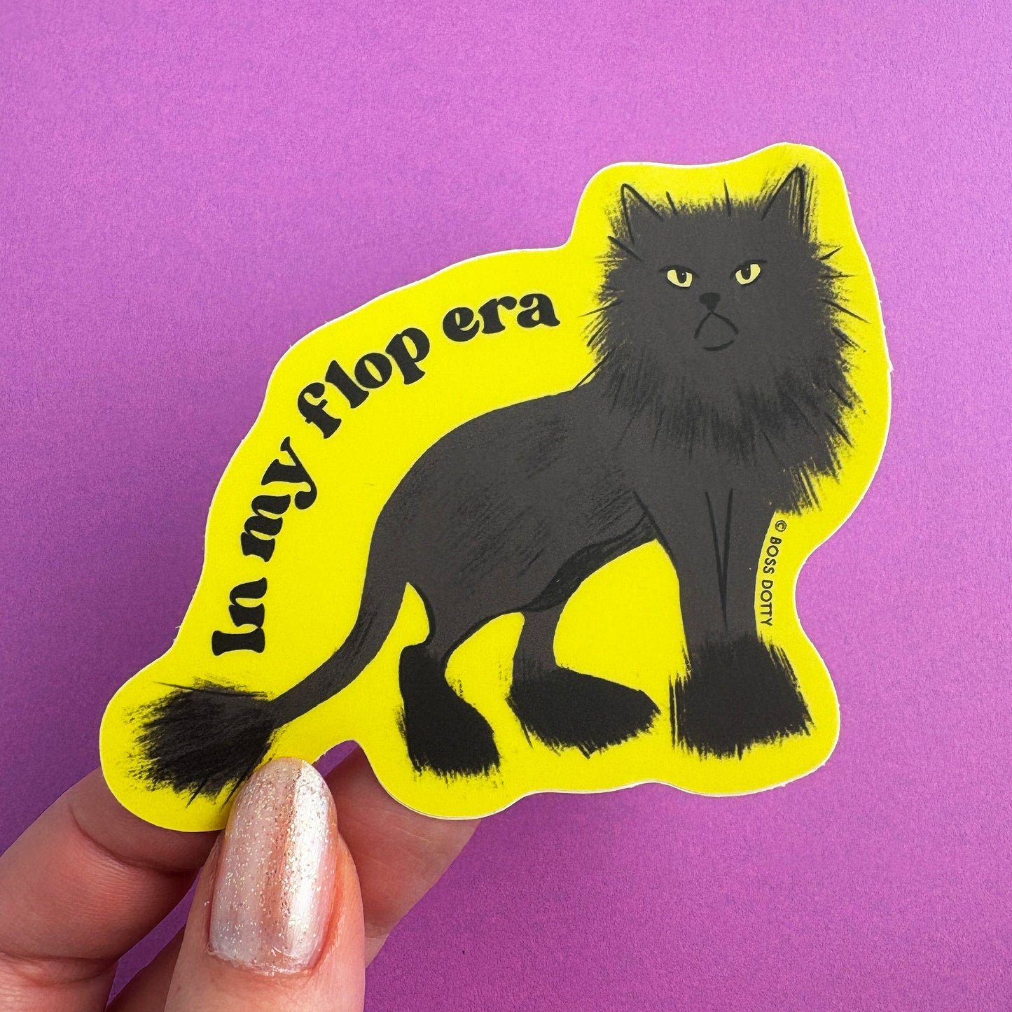 Flop Era Cat Sticker