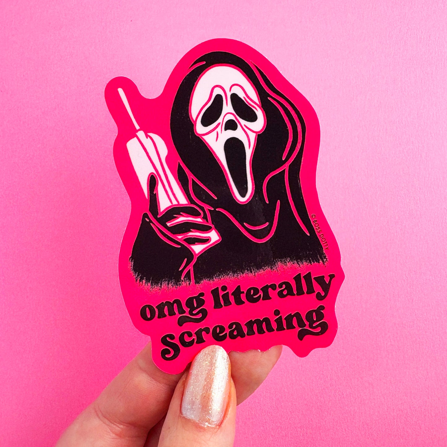 Literally Screaming Sticker
