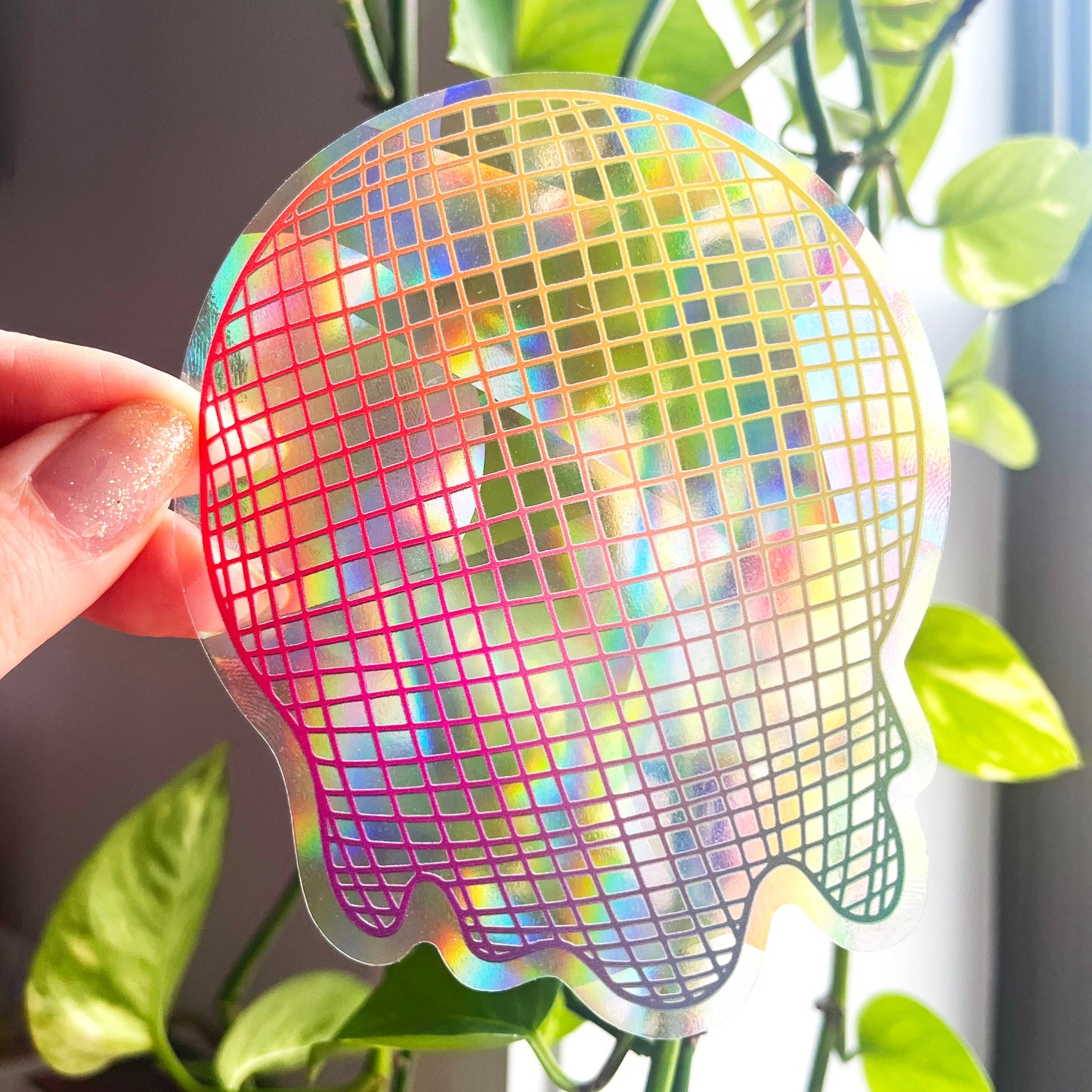 Melting Disco Ball Suncatcher