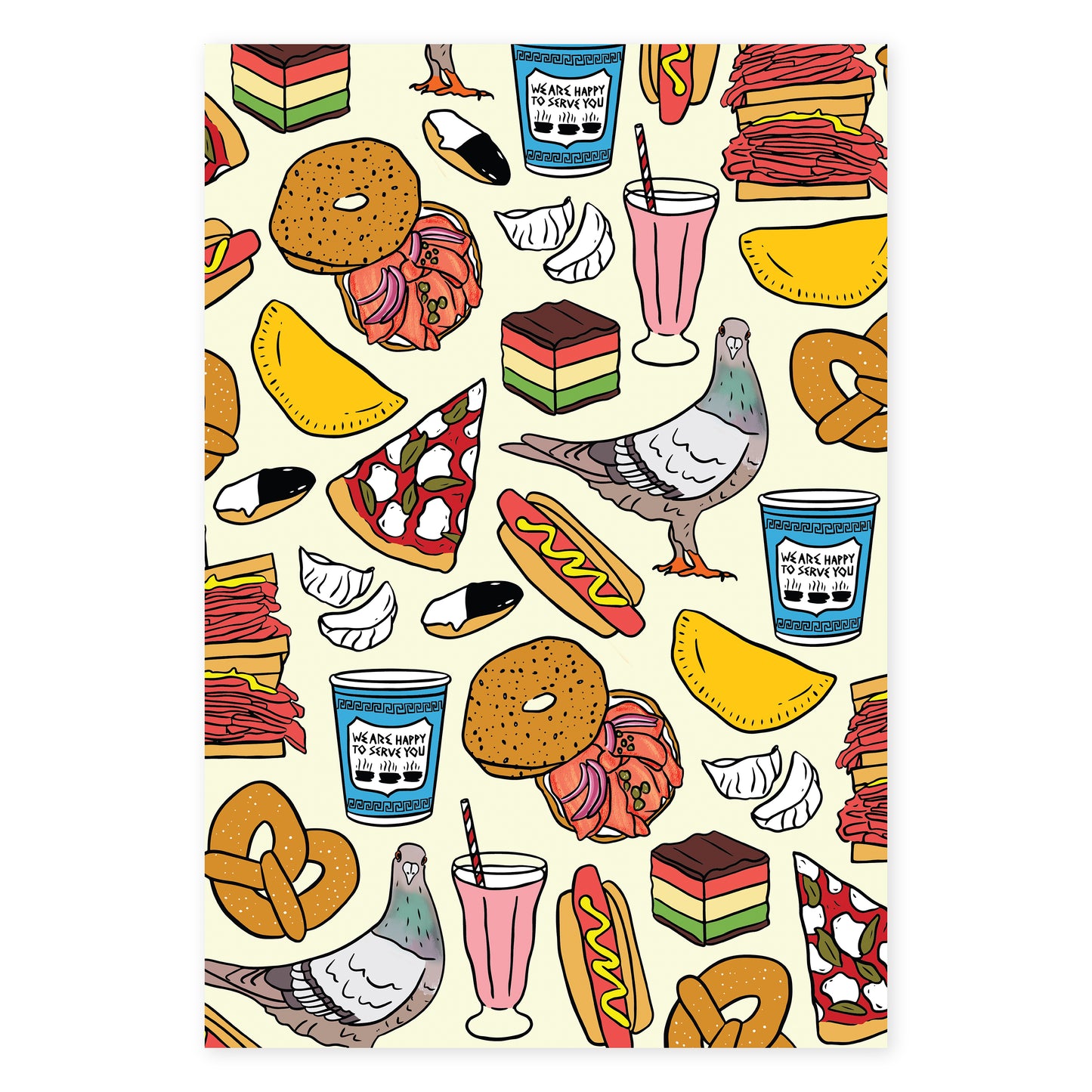 NYC Icons Postcard