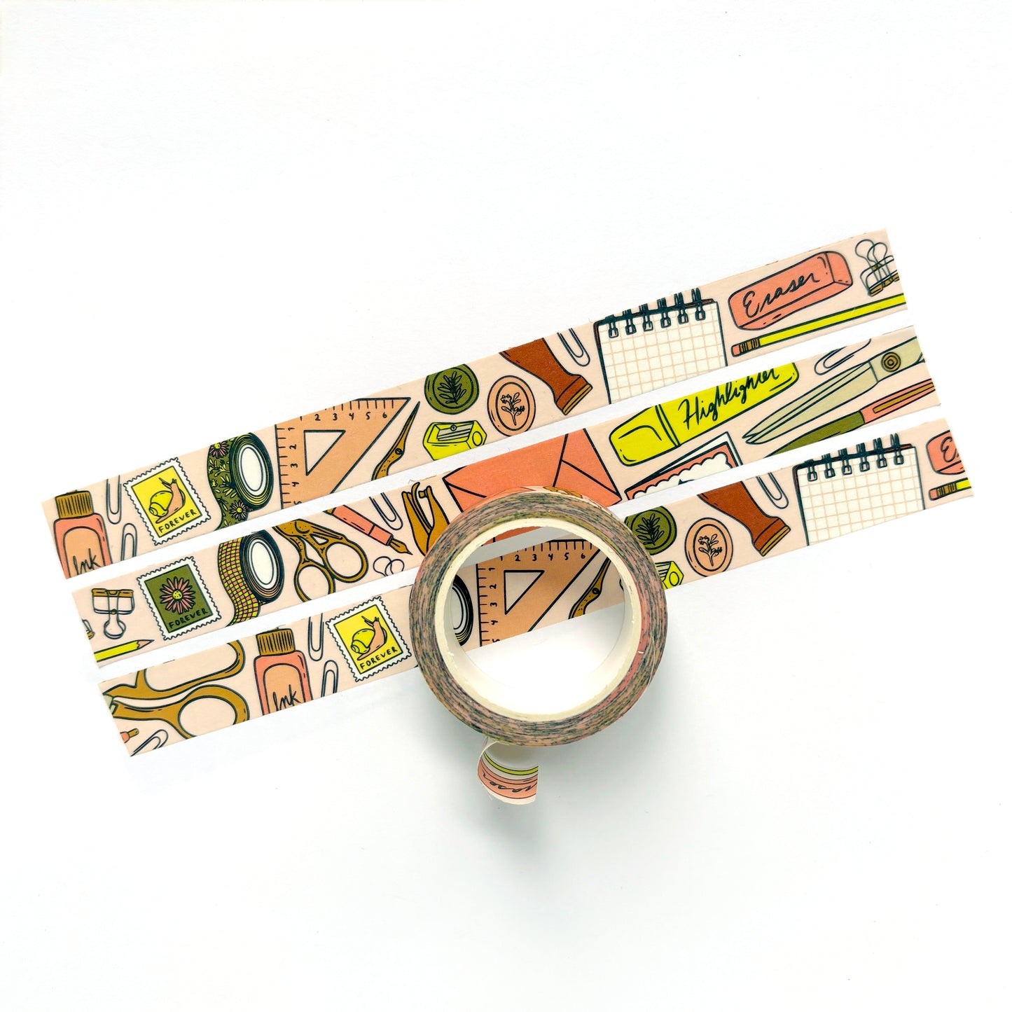 Stationery Pattern Washi Tape