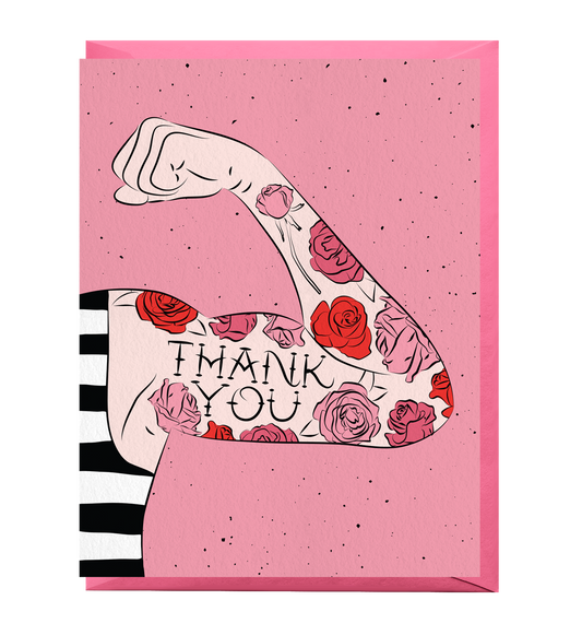 Tattoo Thank You Card