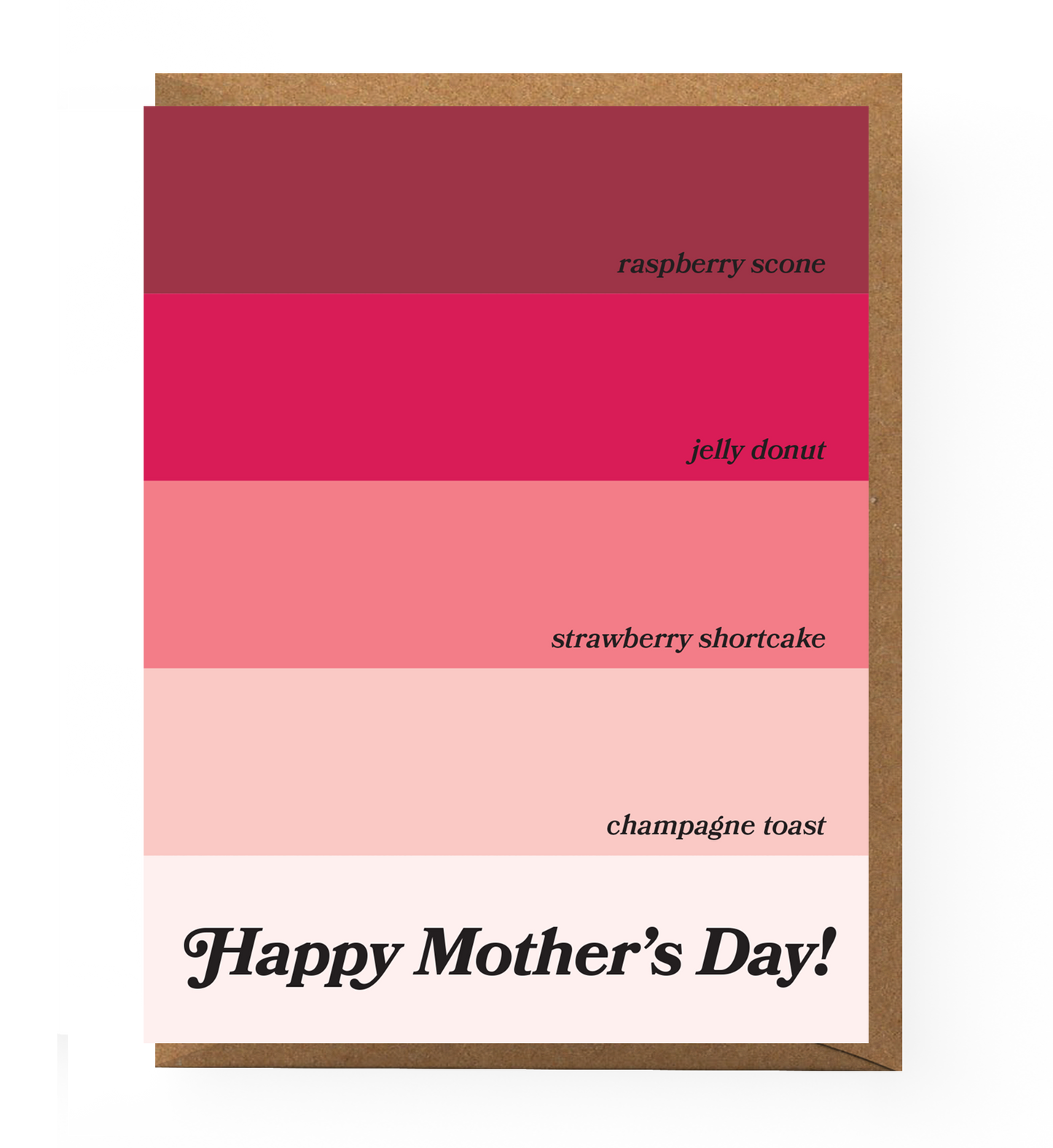 Paint Chip Mother's Day Card