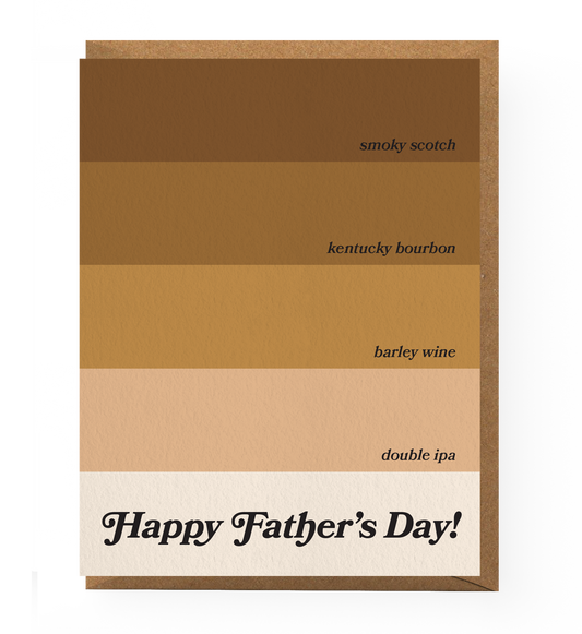Paint Chip Father's Day Card