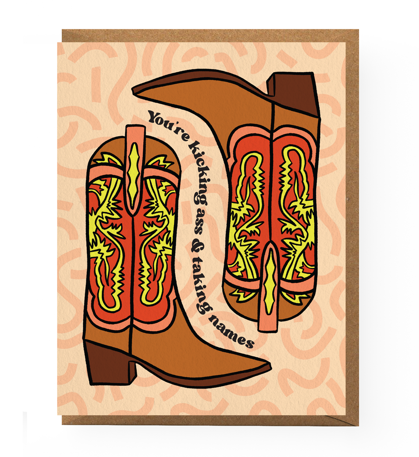 Cowboy Boots Congratulations Card