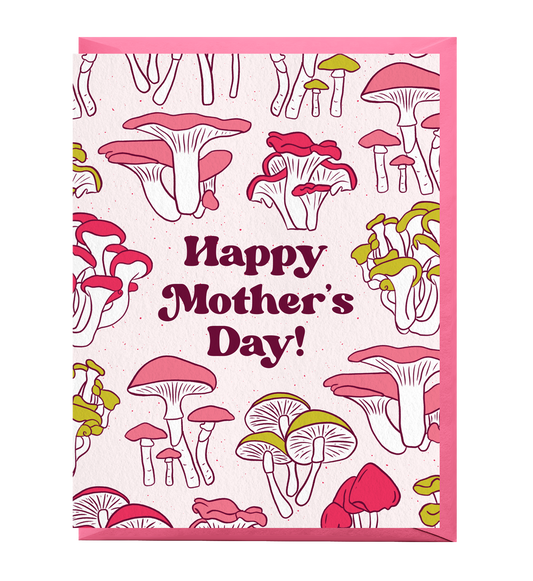 Mushroom Mother's Day Card