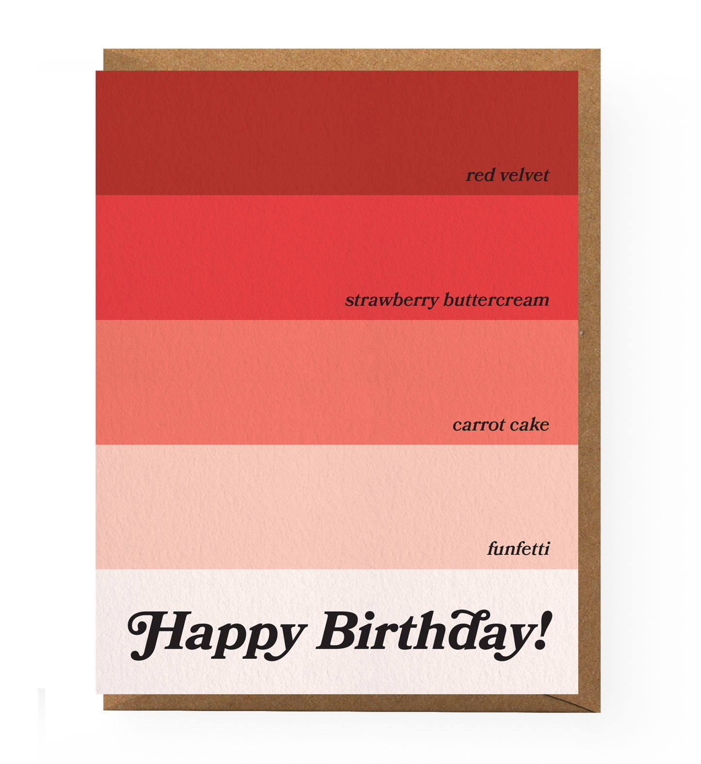 Paint Chip Birthday Card