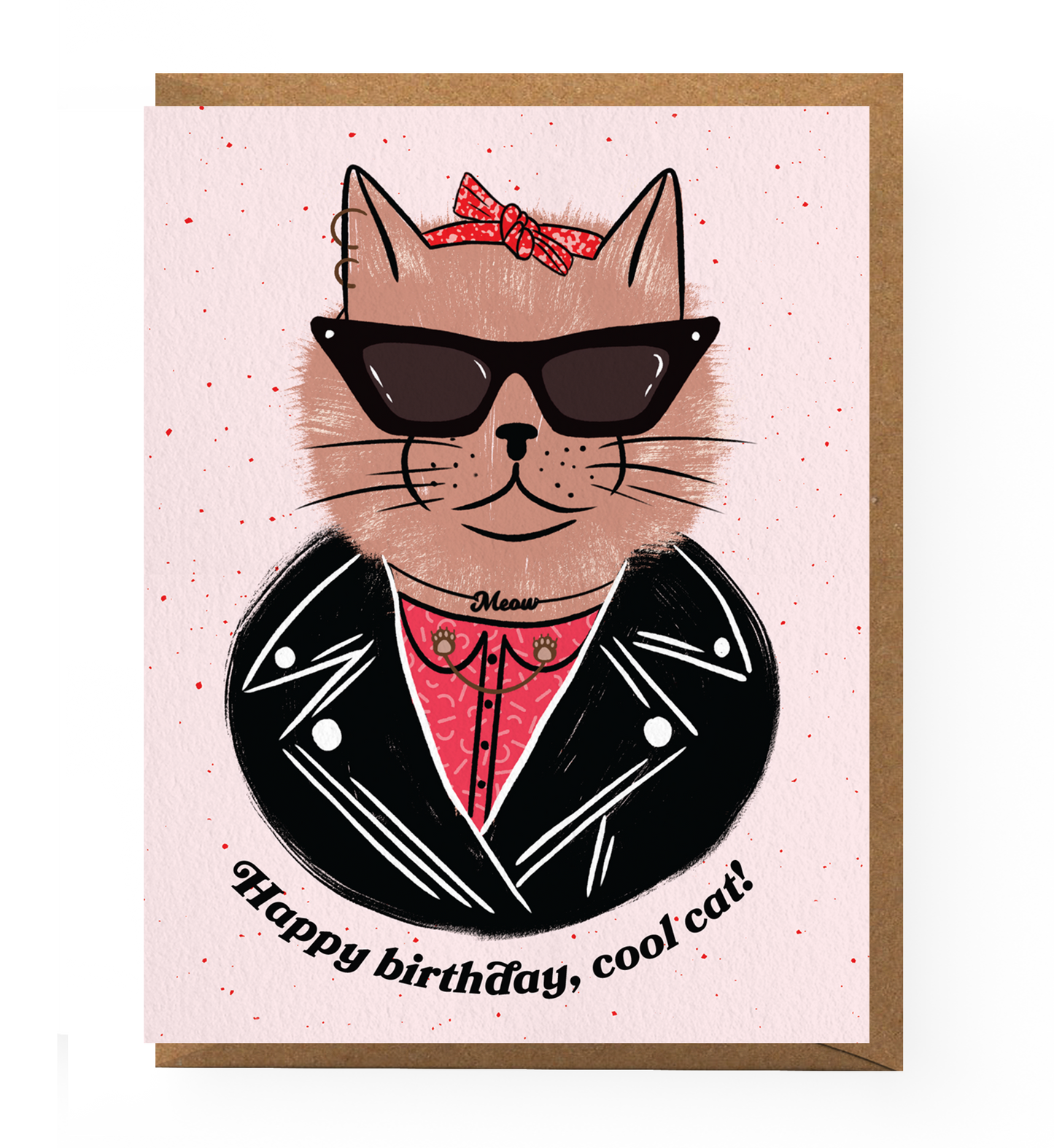 Cool Cat Birthday Card