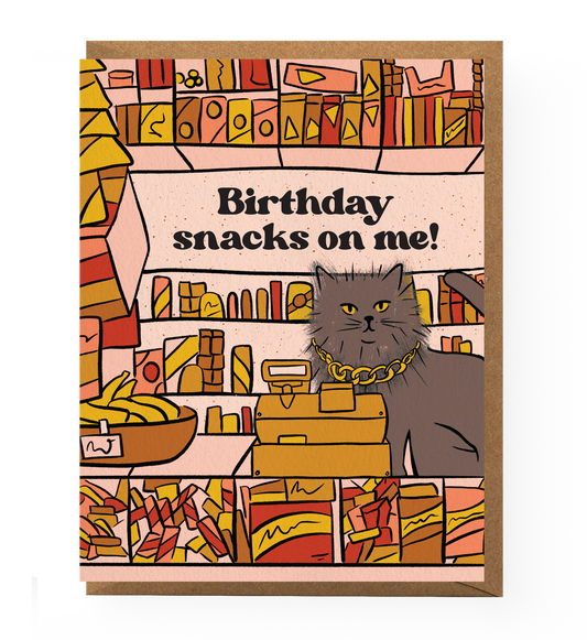 Bodega Cat Birthday Card