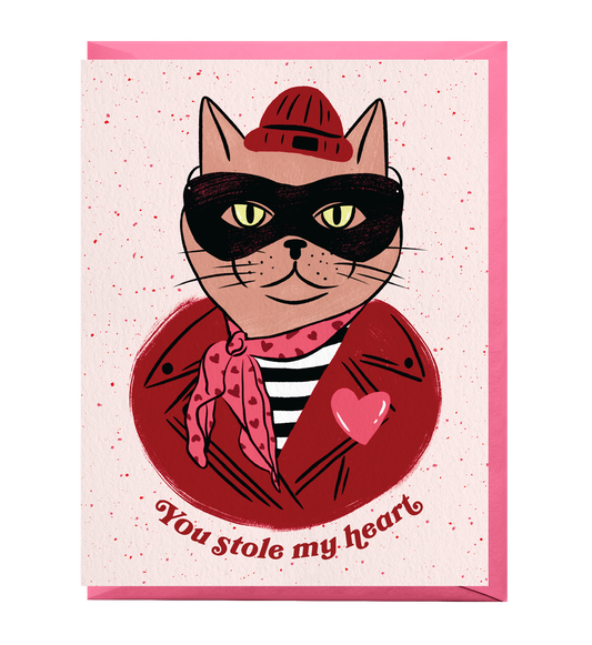 Cat Burglar Love Card