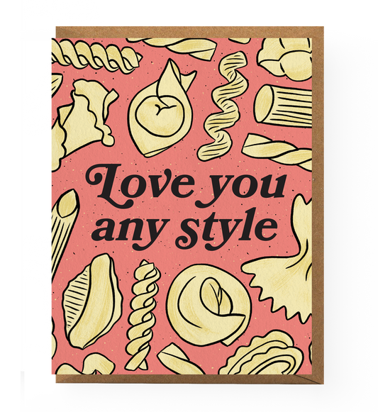 Pasta Love Card