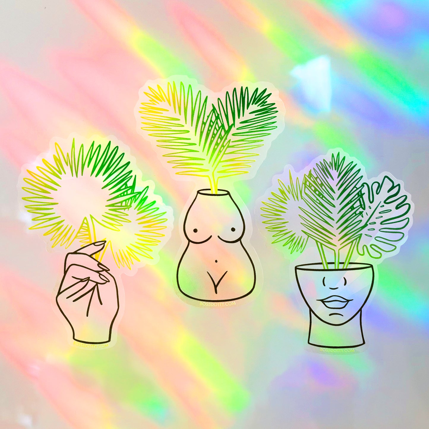 Botanical Suncatcher Sticker Set