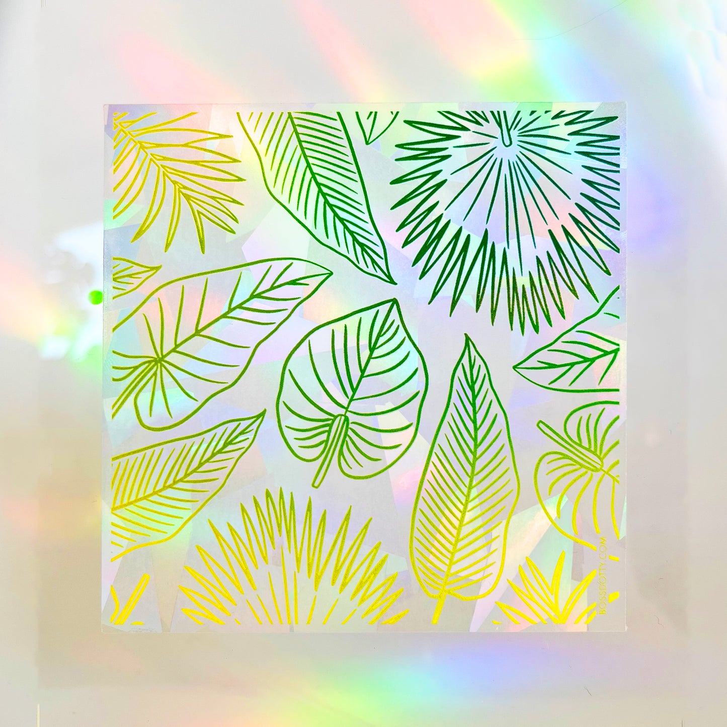 Botanicals Rainbow Suncatcher Sticker