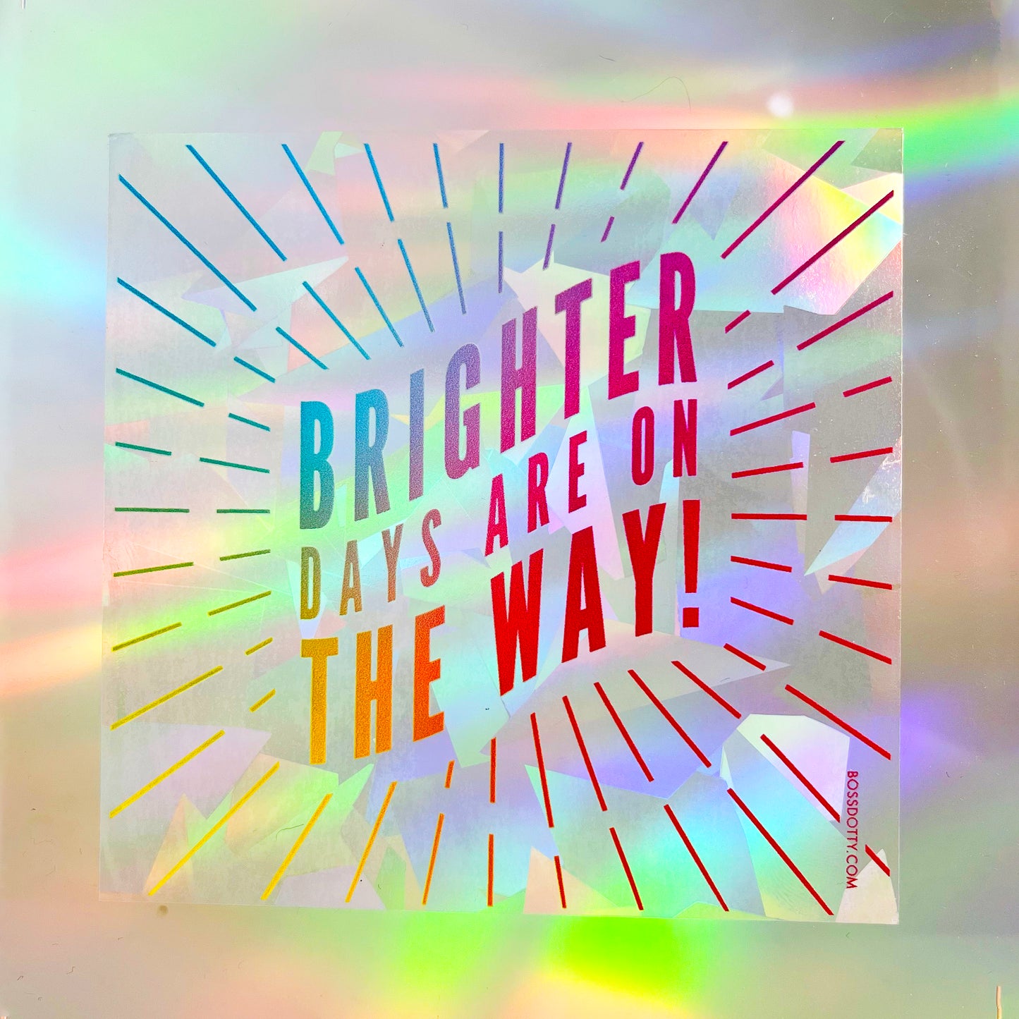 Brighter Days Suncatcher Sticker