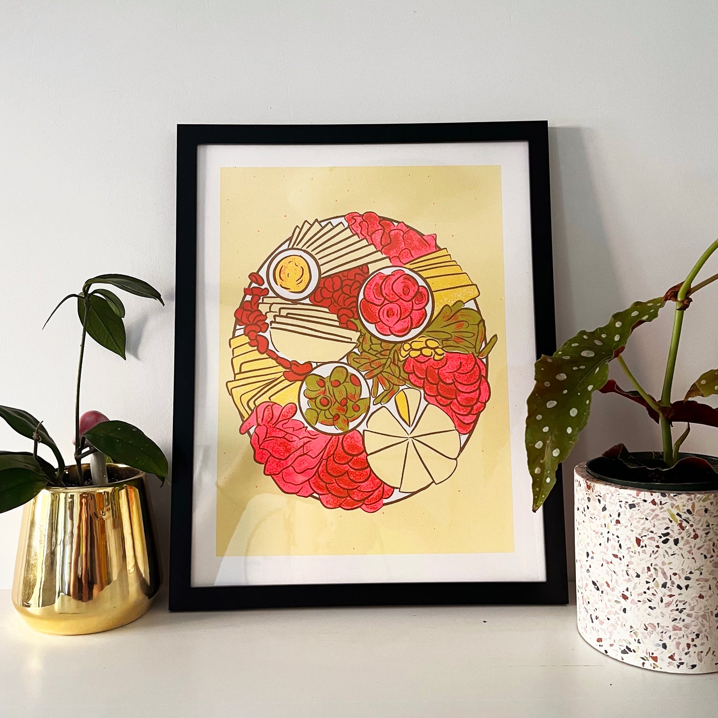 Charcuterie Silkscreened Art Print