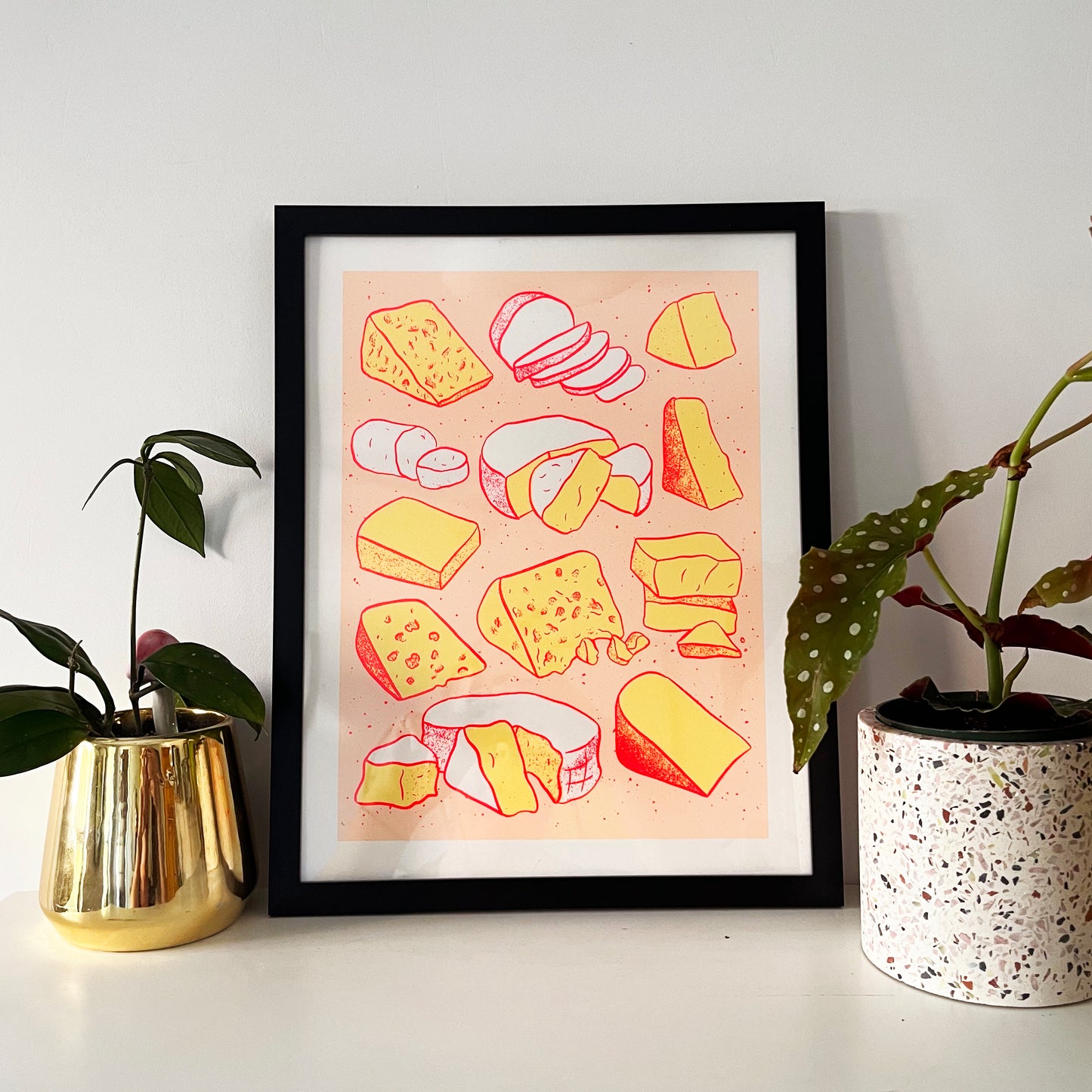 Cheese Silkscreened Art Print