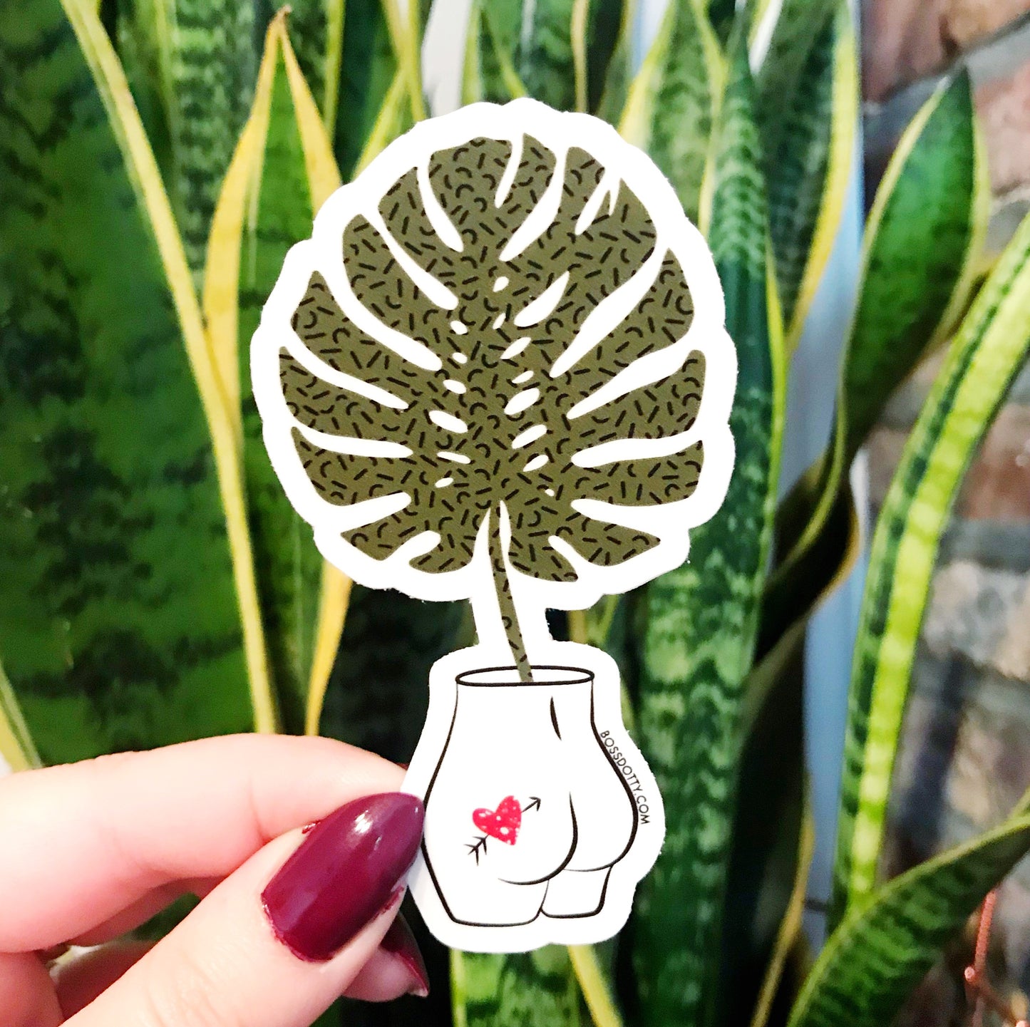 Monstera Leaf Sticker