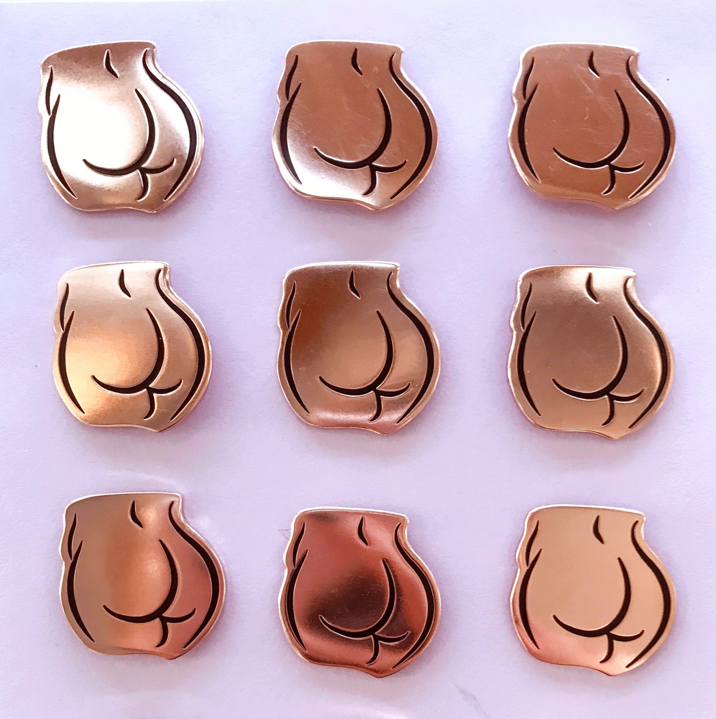 Rose Gold Butt Pin