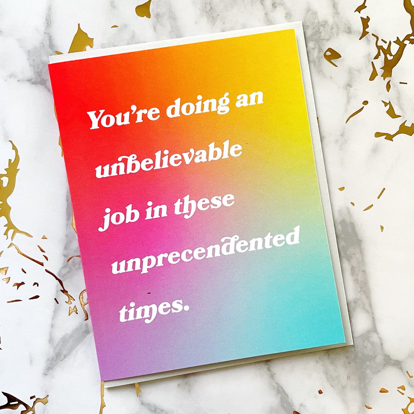 Unprecedented Times Greeting Card