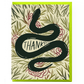 Snake Thank You Card