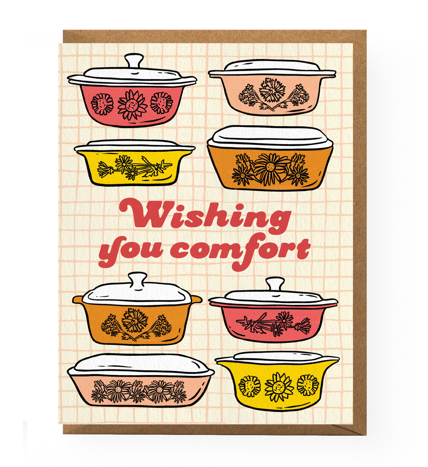 Comfort Casserole Sympathy Card