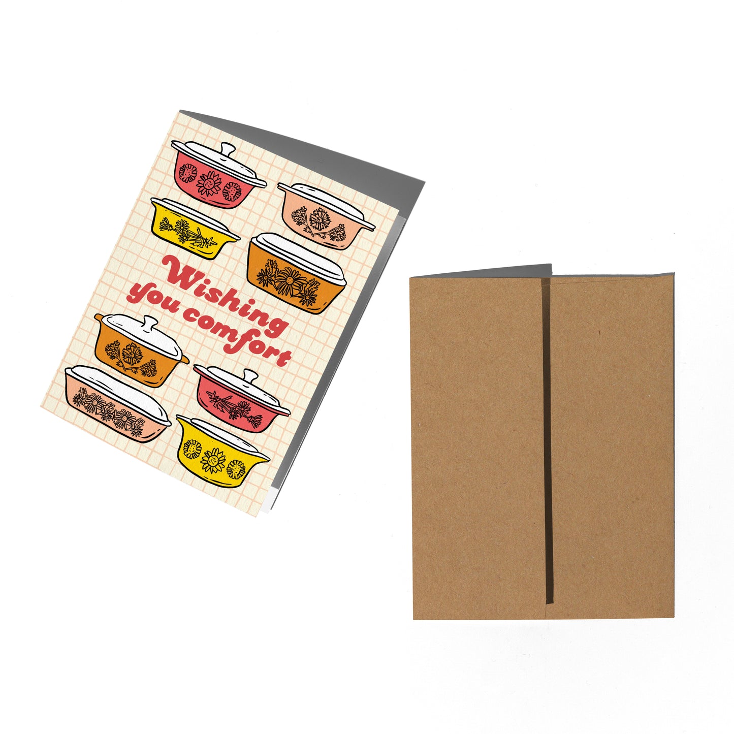 Comfort Casserole Sympathy Card