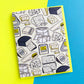 Cheese Patterned Greeting Card