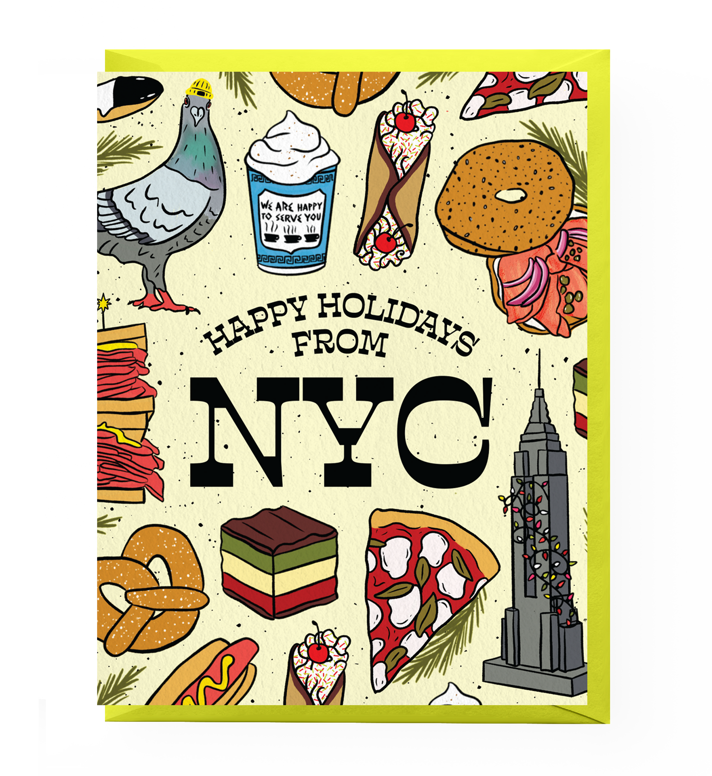 Happy Holidays from New York Card