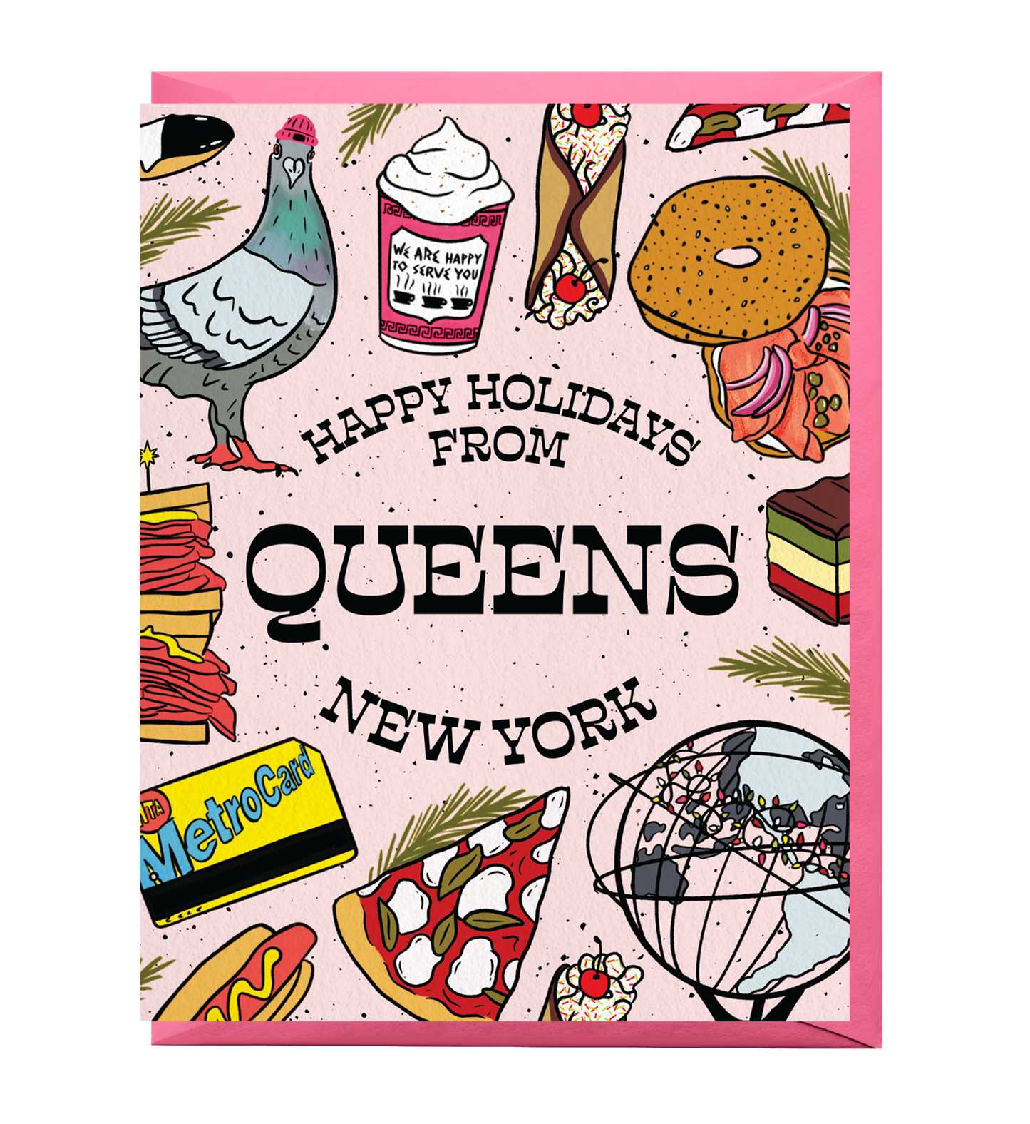 Happy Holidays from Queens Card