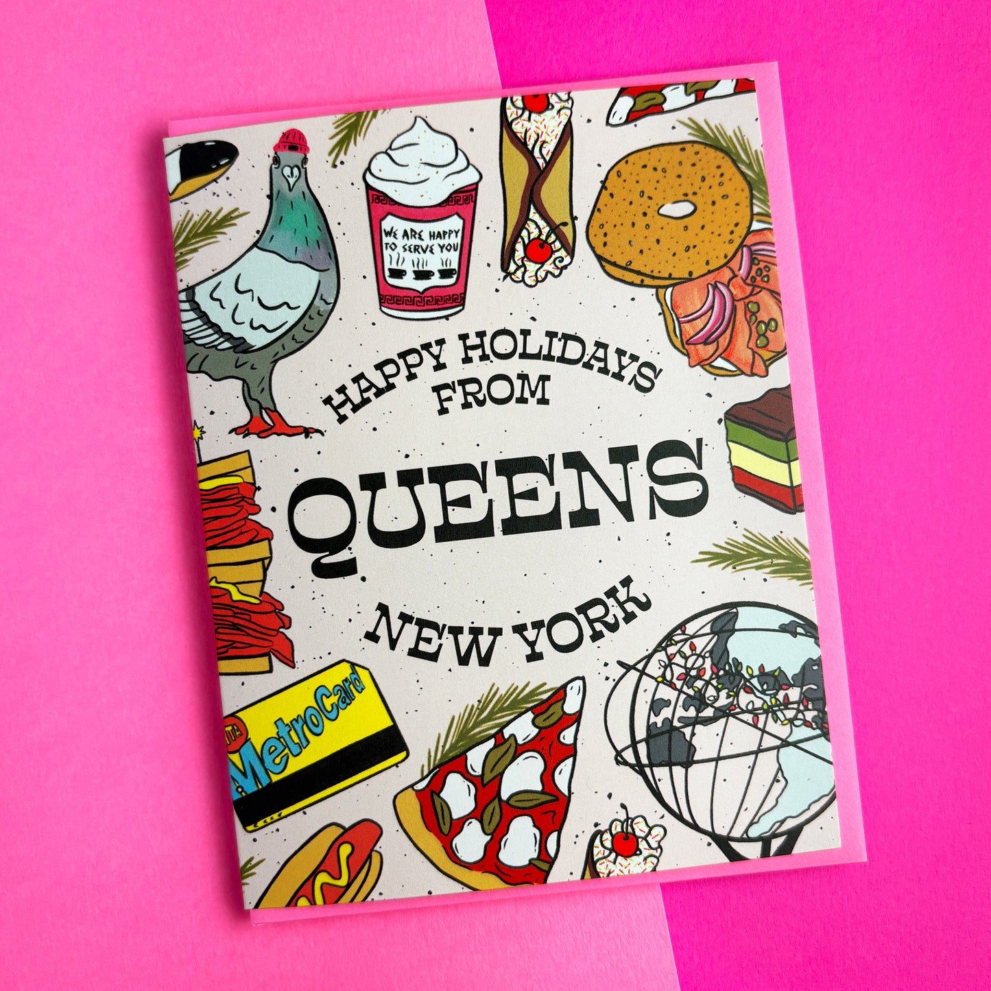 Happy Holidays from Queens Card