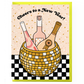 Disco Champagne New Year Card