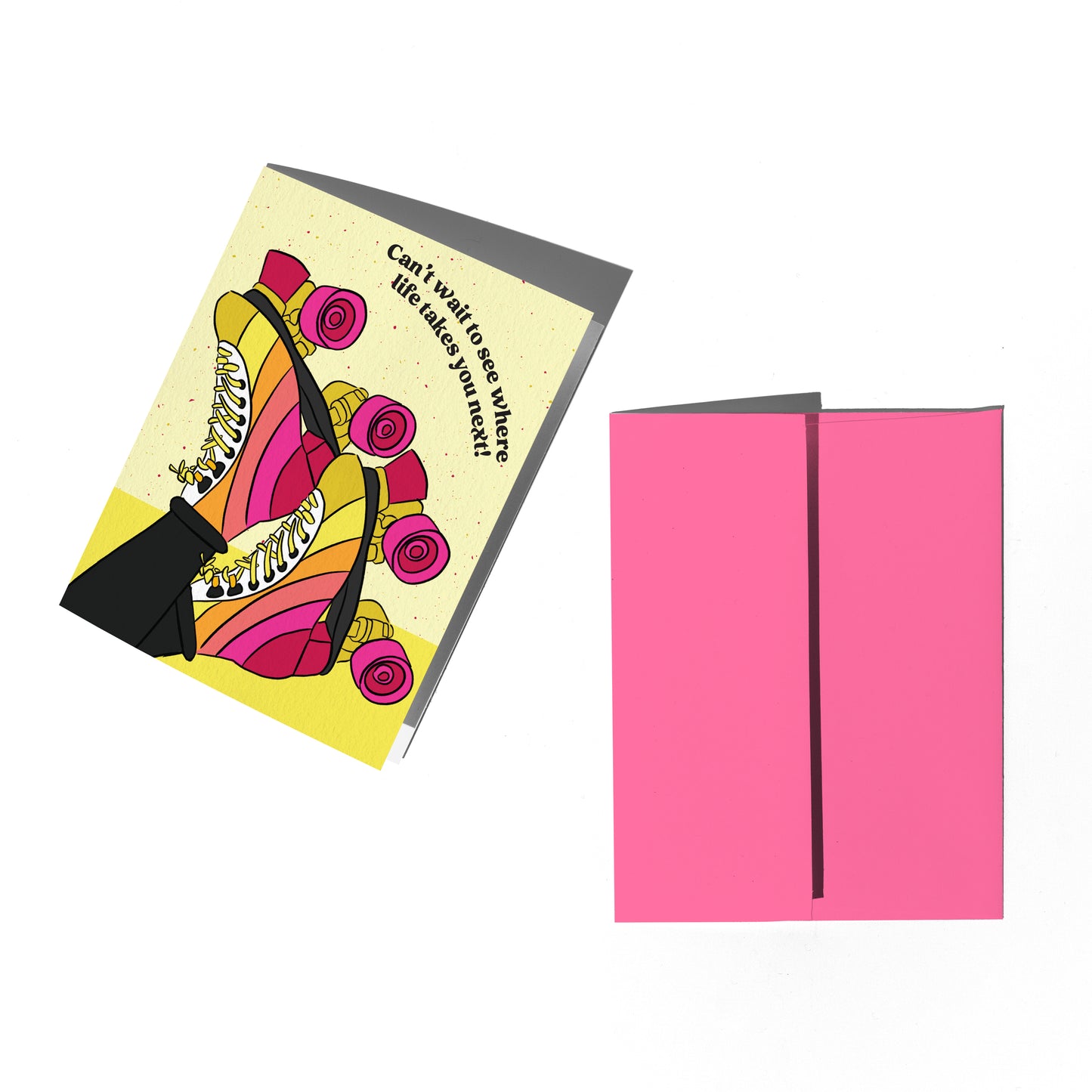 Graduation Skates Congratulations Card