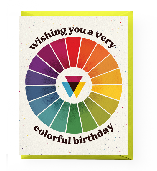 Color Wheel Birthday Card