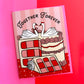 Swan Cake Wedding & Anniversary Card
