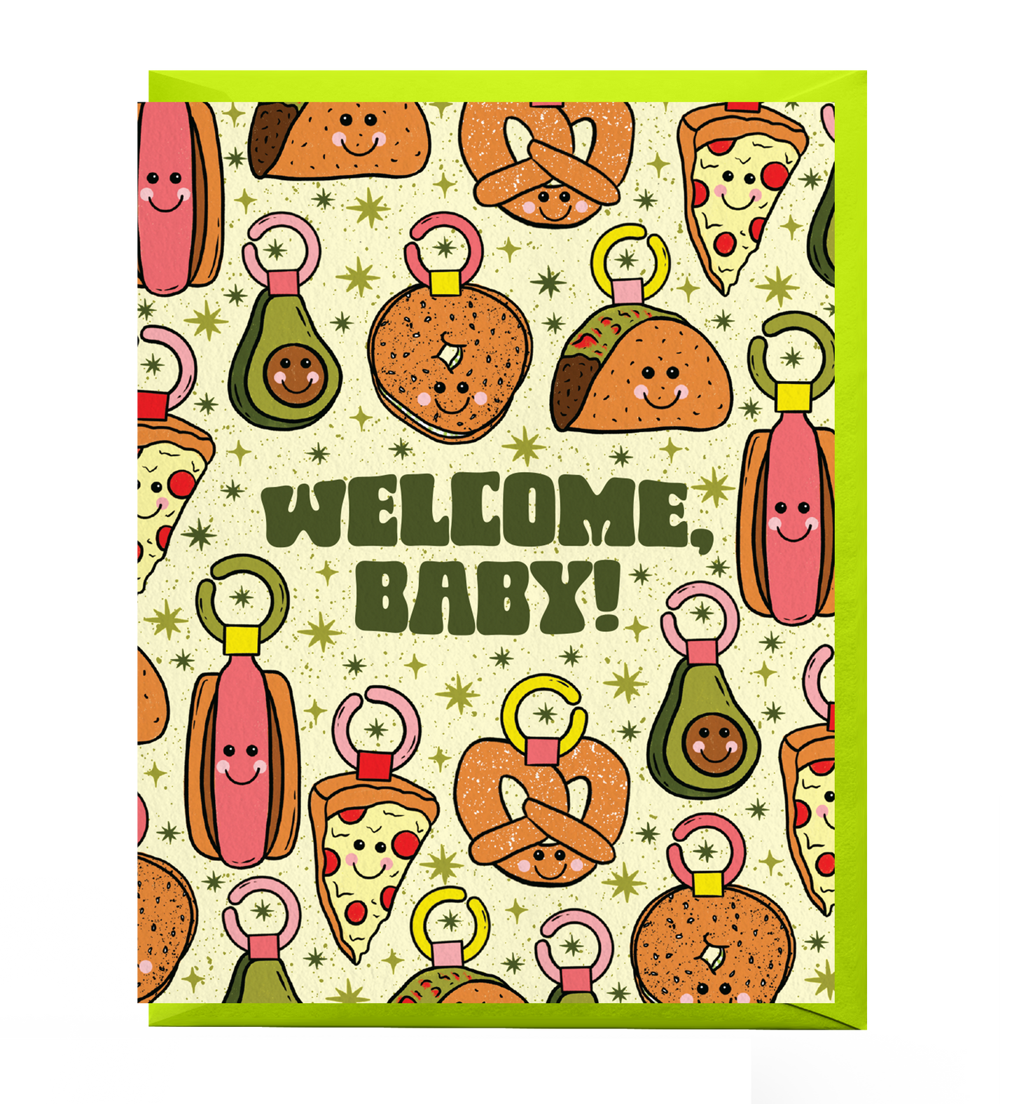 Food Toy Baby Card