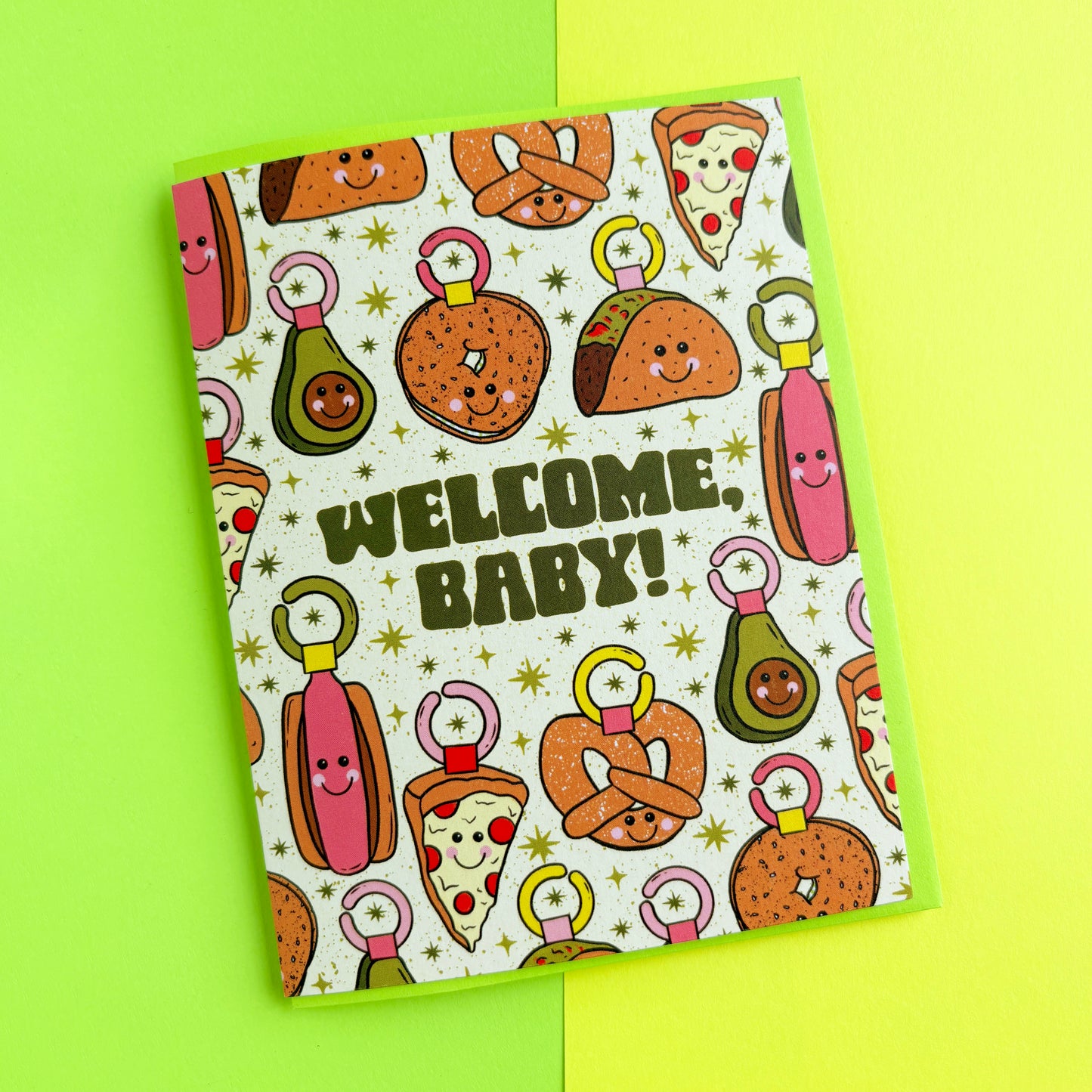 Food Toy Baby Card