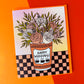 Bodega Flowers Wedding Card