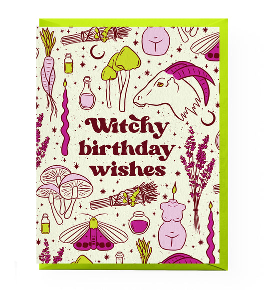 Witchy Birthday Card