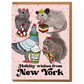 NYC Animal Holiday Card