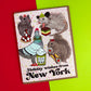 NYC Animal Holiday Card