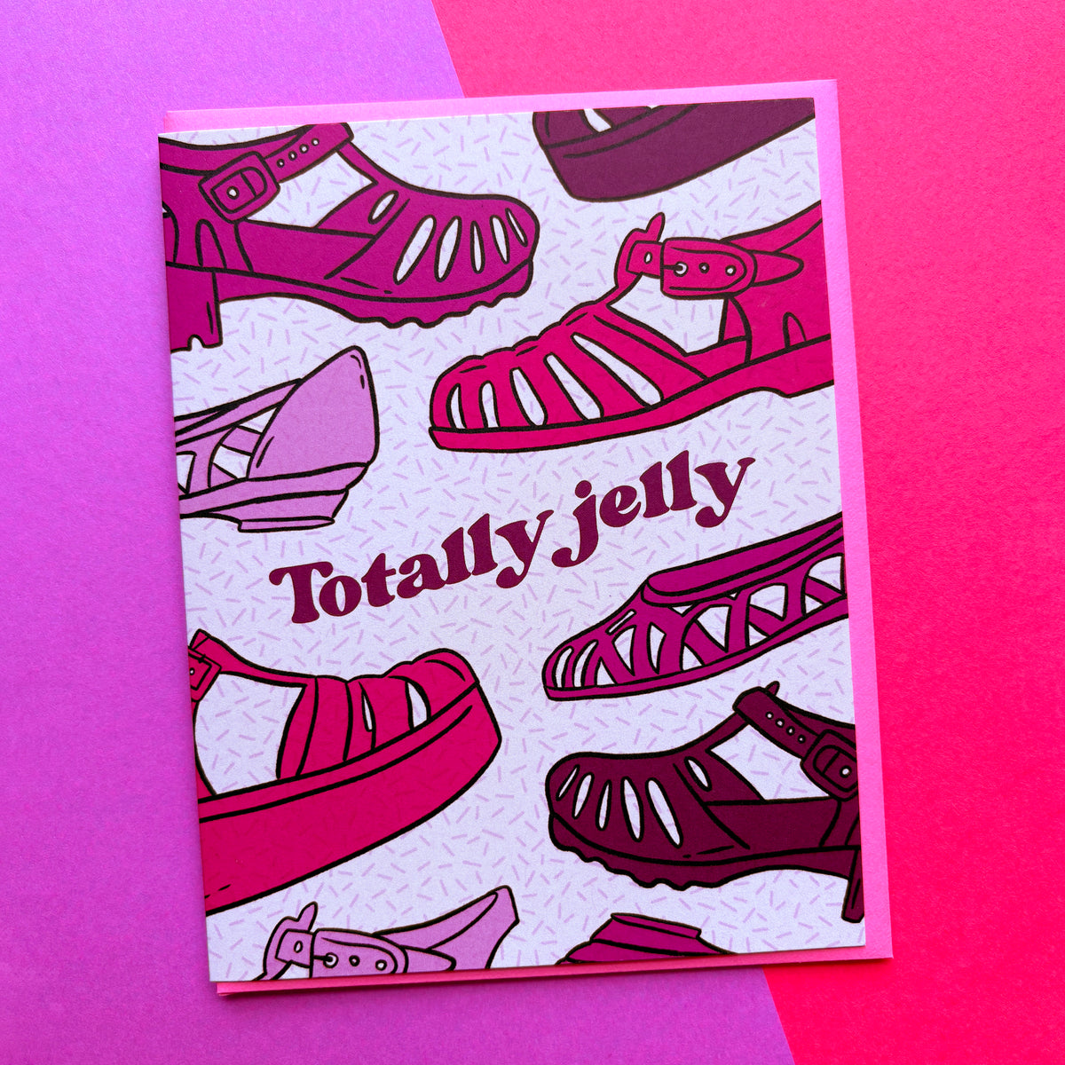 Totally Jelly Greeting Card