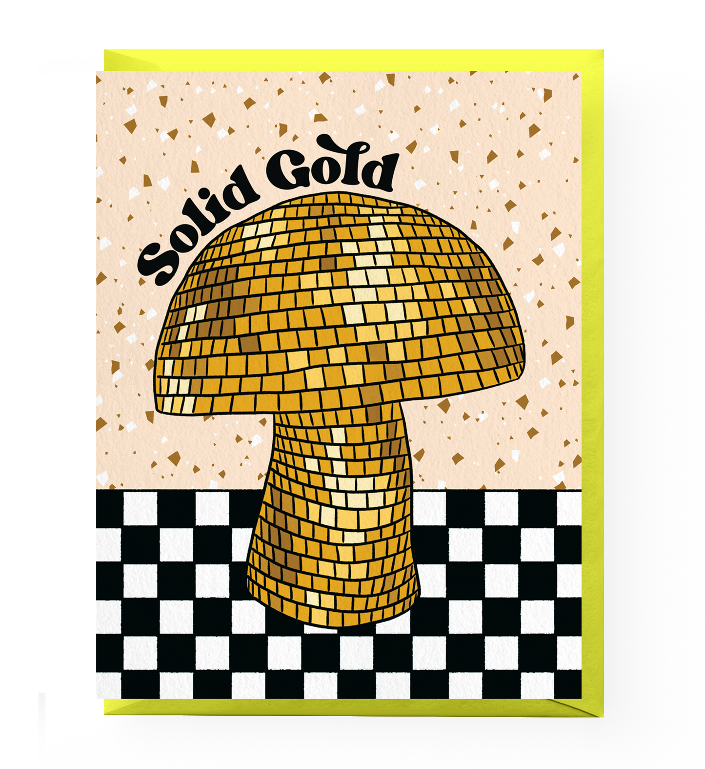 Disco Mushroom Card