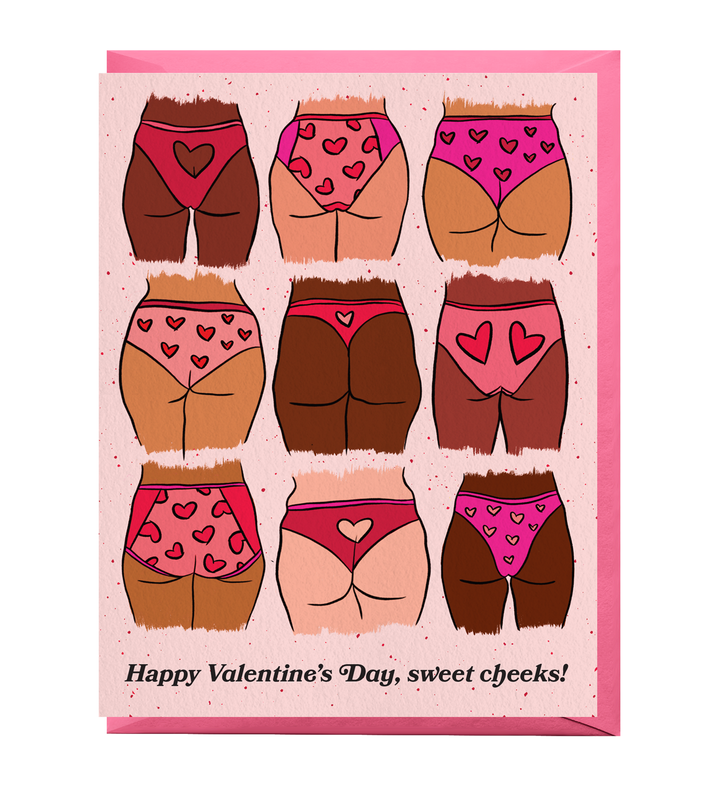 Sweet Cheeks Valentine's Day Card