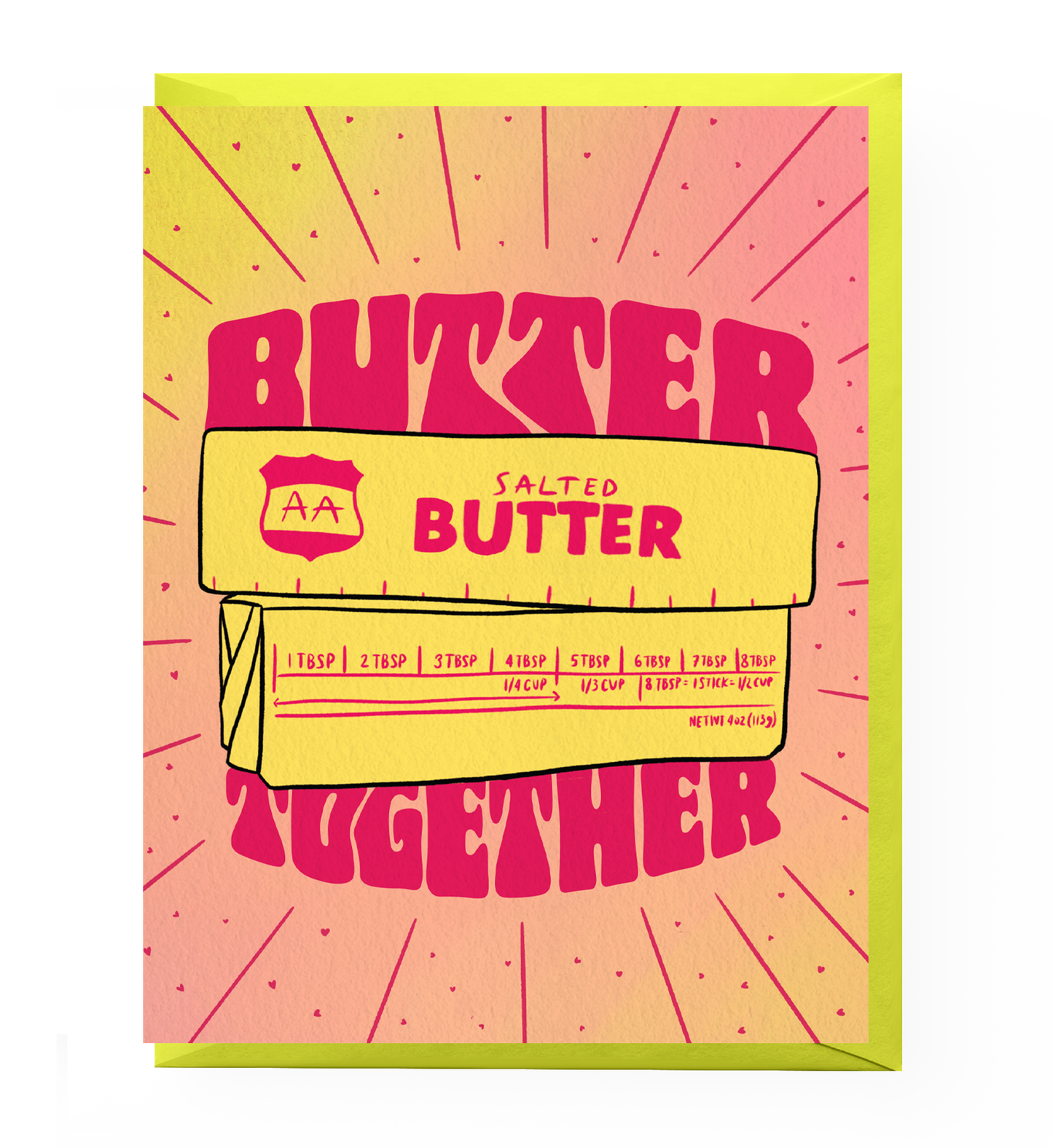 Butter Together Greeting Card