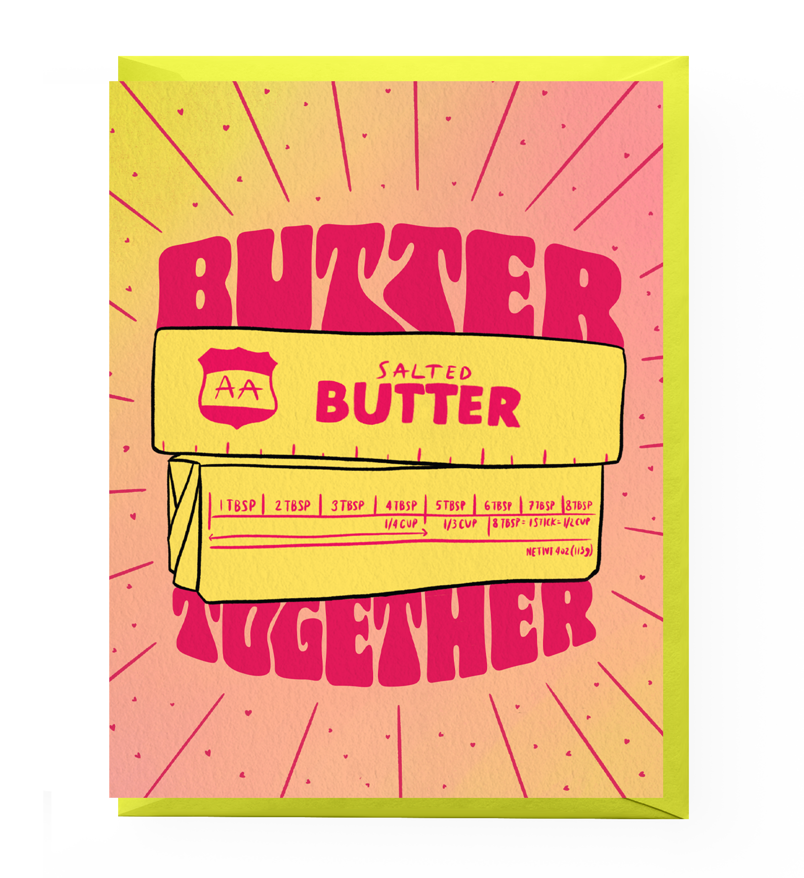 Butter Together Greeting Card