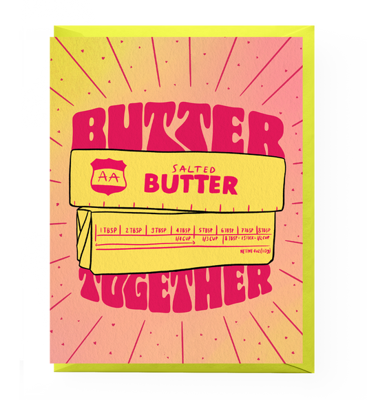 Butter Together Greeting Card