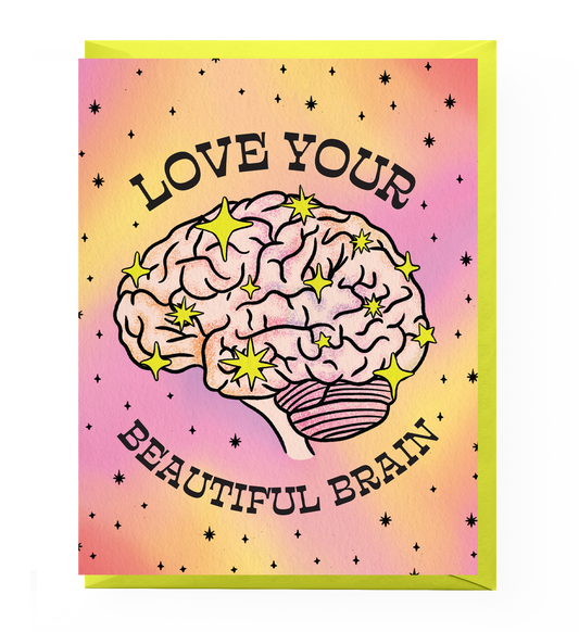 Beautiful Brain Greeting Card